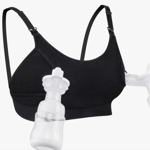 Two Momcozy Black Pumping/Nursing Bras